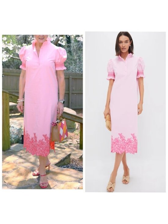 Hyacinth House Dresses & Skirts - NWT Hyacinth House Pink Embroidery Eliza Midi Dress XL